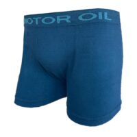 Boxer Algodón Liso MOTOR OIL AZUL (cod. A772)